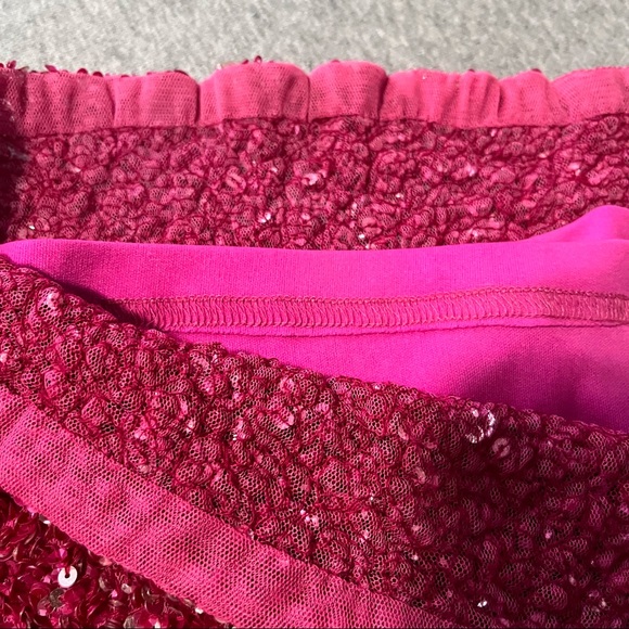 THEIA PINK SEQUINNED SLEEVELESS DRESS - Picture 2 of 14